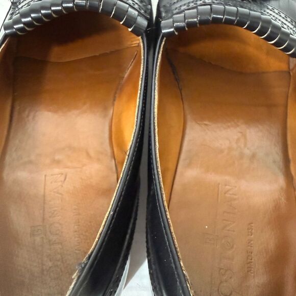 Bostonian‎ Vintage Leather Black Kiltie Tassel Wingtip 26271 USA Loafers Size 10 main image 7